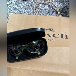 Coach Maya (S813) BOTTLE Green signature Sunglasses